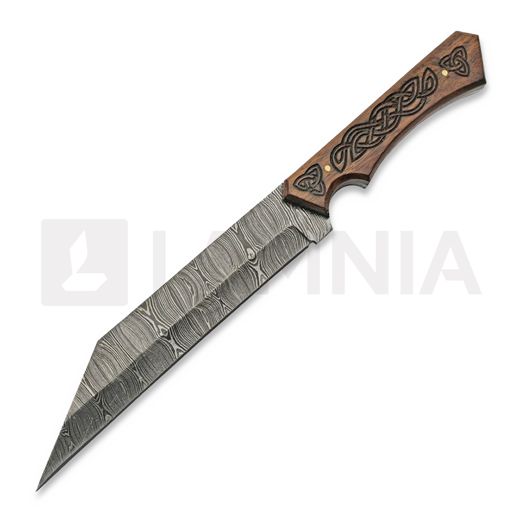 Damascus Celtic Sailor's Seax kniv