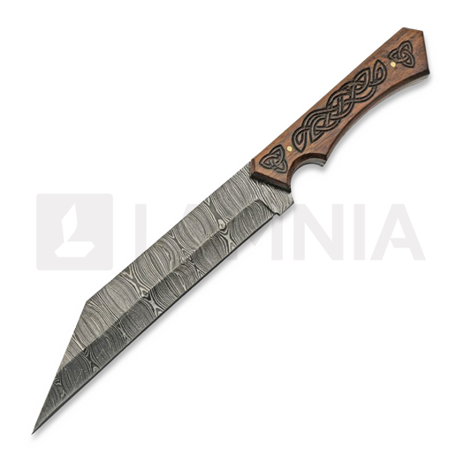 Damascus Celtic Sailor's Seax kniv