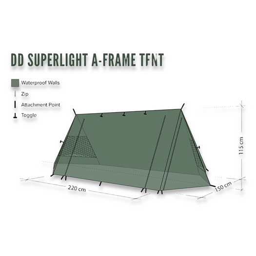 DD Hammocks SuperLight A-Frame Tent