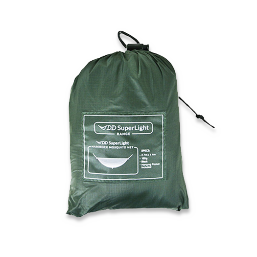 DD Hammocks SuperLight Mosquito Net, zaļ&scaron;