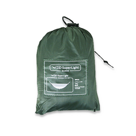 DD Hammocks SuperLight Mosquito Net, 綠色