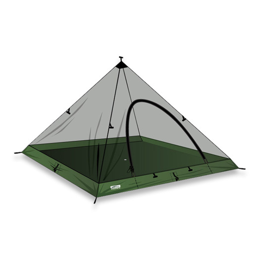 DD Hammocks SuperLight Pyramid Mesh Tent