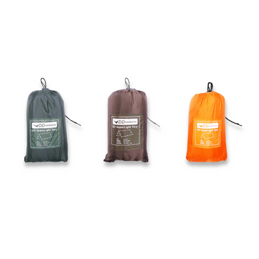 DD Hammocks SuperLight Tarp, 茶色