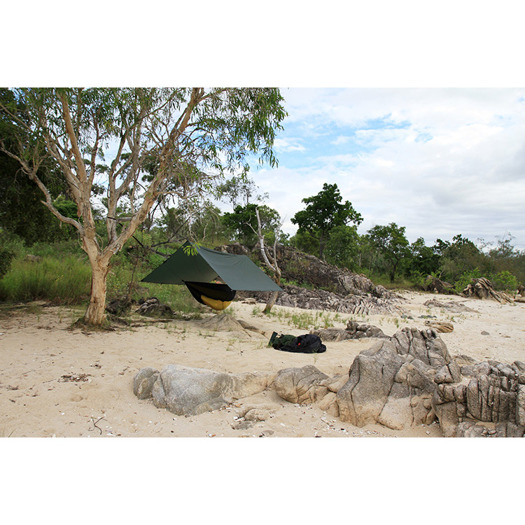 DD Hammocks SuperLight Tarp, oliwkowa