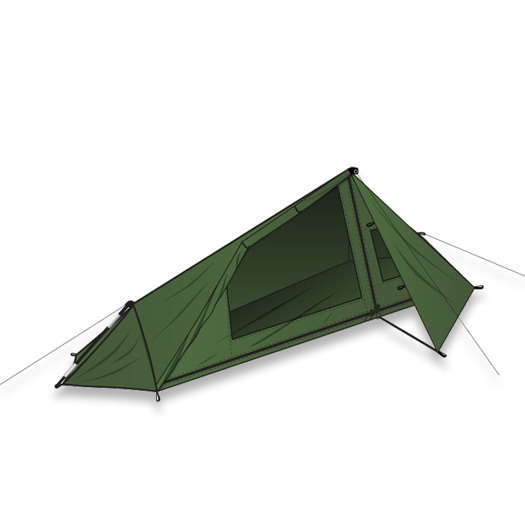 DD Hammocks SuperLight Tarp Tent t&auml;lt, olivgr&ouml;n