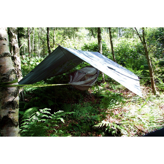 DD Hammocks Tarp 3x3, olivgrön