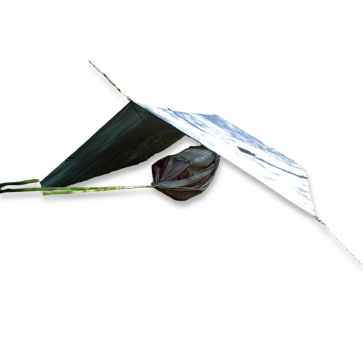 DD Hammocks Tarp 3x3, verde