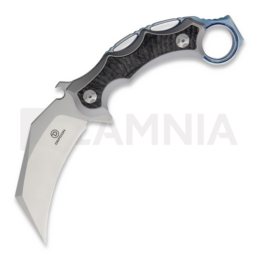 Cuțit karambit Defcon Jungle Knife, shredded carbon fiber