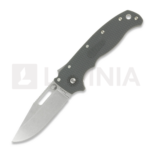 Складний ніж Demko Knives AD 20.5 AUS10A Clip Point, Gray Grivory
