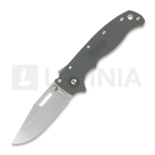 Skladací nôž Demko Knives AD 20.5 AUS10A Clip Point, Gray Grivory
