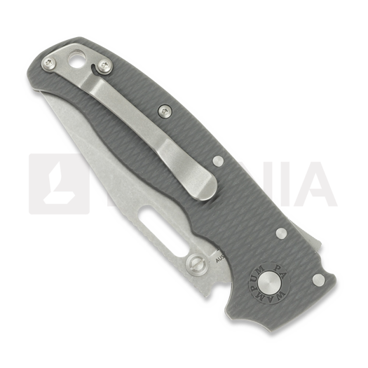 Demko Knives AD 20.5 AUS10A Clip Point k&auml;&auml;nt&ouml;veitsi, Gray Grivory