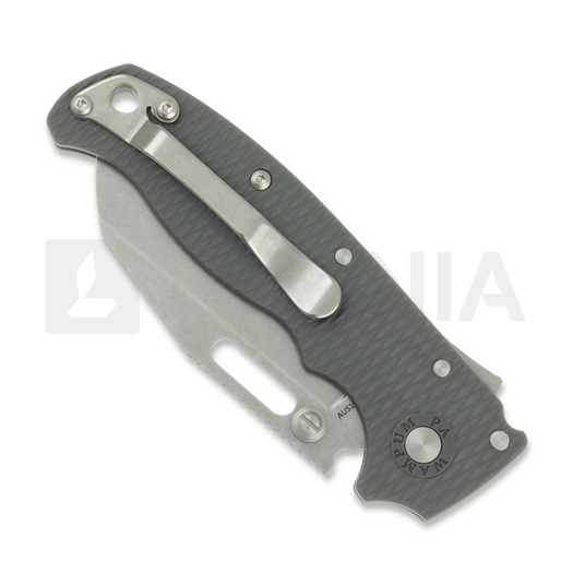 Demko Knives AD 20.5 AUS10A Shark Foot foldekniv, Gray Grivory