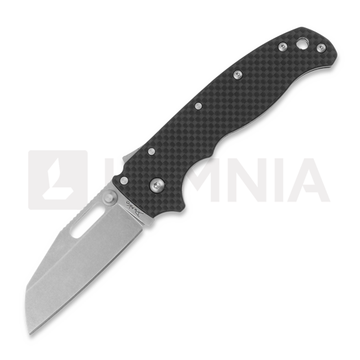 Demko Knives AD 20.5 D2 Clip Point 접이식 나이프, Carbon Fiber