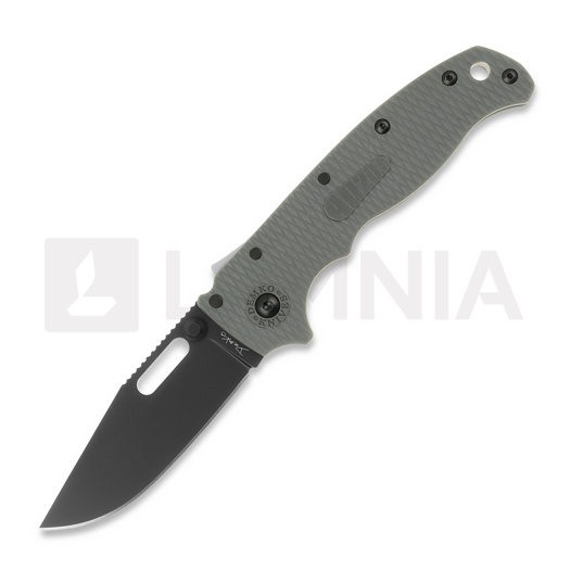 Skladací nôž Demko Knives AD 20.5 D2 Clip Point, Gray Grivory, DLC