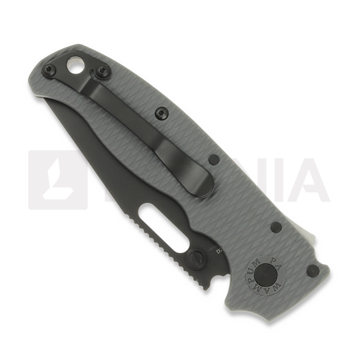 Demko Knives AD 20.5 D2 Clip Point k&auml;&auml;nt&ouml;veitsi, Gray Grivory, DLC