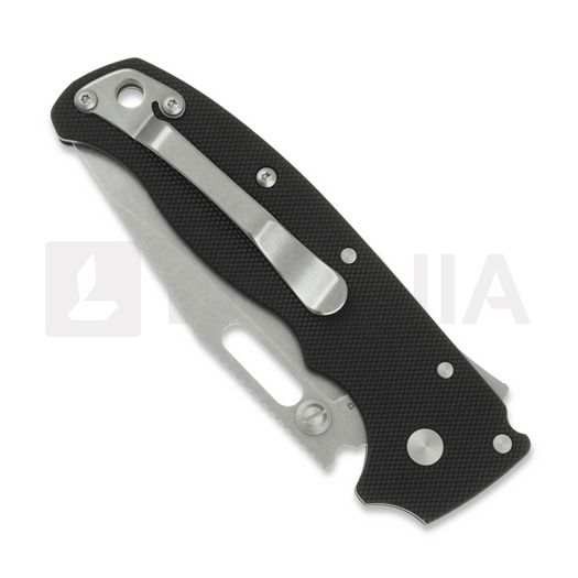 Demko Knives AD 20.5 D2 Clip Point kääntöveitsi, Peel Ply Black G-10