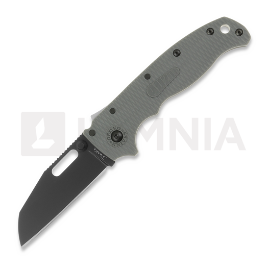 Demko Knives AD 20.5 D2 Shark Foot vouwmes, Gray Grivory, DLC