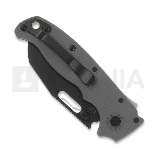Demko Knives AD 20.5 D2 Shark Foot folding knife, Gray Grivory, DLC