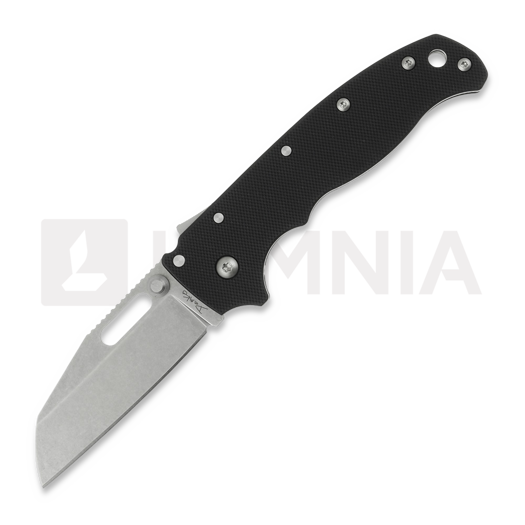 Demko Knives AD 20.5 D2 Shark Foot סכין מתקפלת, Peel Ply Black G-10