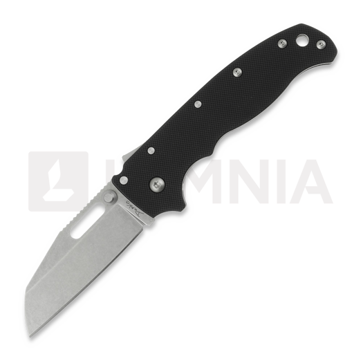 Saliekams nazis Demko Knives AD 20.5 D2 Shark Foot, Peel Ply Black G-10
