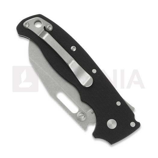 Demko Knives AD 20.5 D2 Shark Foot foldekniv, Peel Ply Black G-10