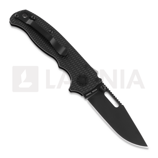 Couteau pliant Demko Knives AD 20.5 DLC, Clip Point, noir