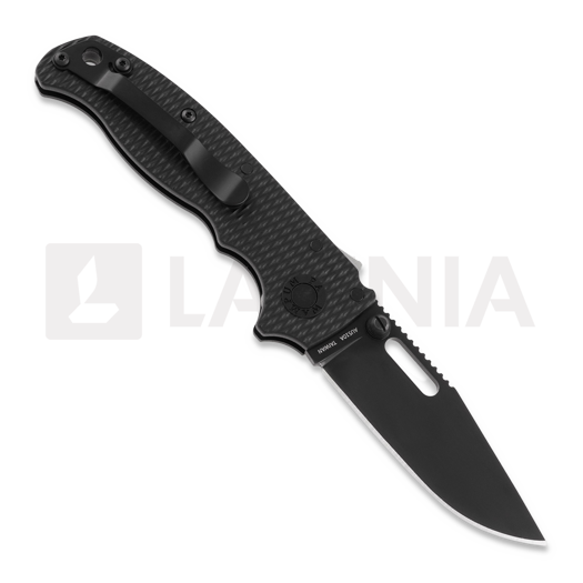 Demko Knives AD 20.5 DLC sulankstomas peilis, Clip Point, juoda