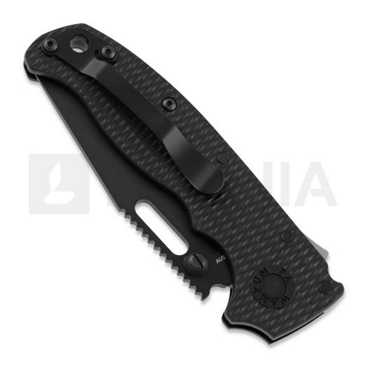 Demko Knives AD 20.5 DLC sulankstomas peilis, Clip Point, juoda
