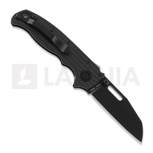 Demko Knives AD 20.5 DLC foldekniv, Shark Foot, sort