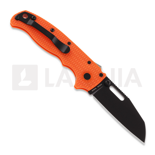 Demko Knives AD 20.5 DLC kääntöveitsi, Shark Foot, oranssi