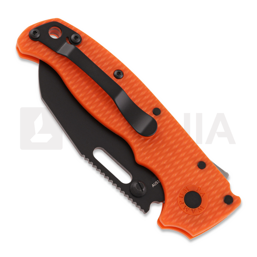 Demko Knives AD 20.5 DLC kääntöveitsi, Shark Foot, oranssi