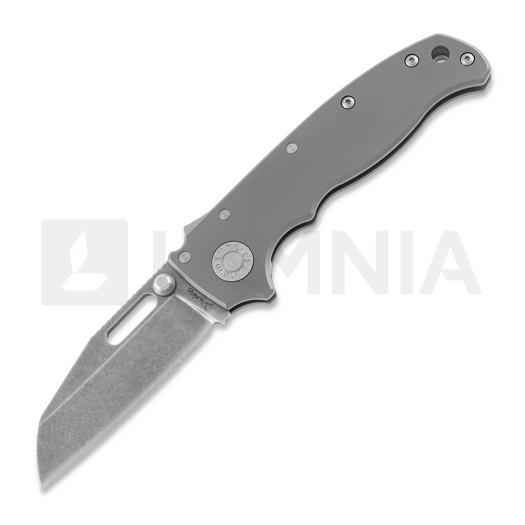 Demko Knives AD 20.5 Smooth Titanium CPM3V 折叠刀, shark foot