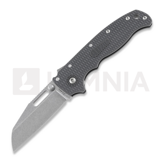 Demko Knives AD 20.5 Stonewashed 折叠刀, Shark Foot, 灰色