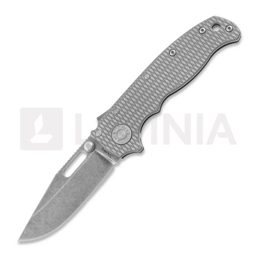 Nóż składany Demko Knives AD 20.5 Textured Titanium CPM3V, clip point