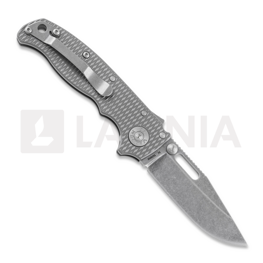 Складной нож Demko Knives AD 20.5 Textured Titanium CPM3V, clip point