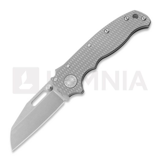 Demko Knives AD20.5 20CV Shark Foot vouwmes, Milled Titanium
