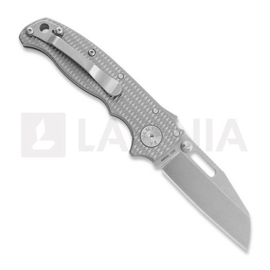 Navaja Demko Knives AD20.5 20CV Shark Foot, Milled Titanium
