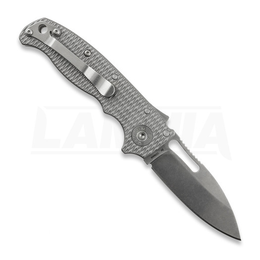 Складной нож Demko Knives AD20.5 3V Slicer Shark, Milled Titanium