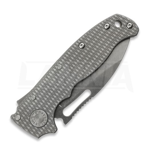 Demko Knives AD20.5 3V Slicer Shark foldekniv, Milled Titanium