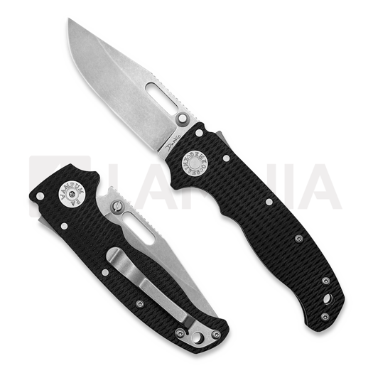 Demko Knives AD20.5 S35VN Clip Point Taschenmesser, schwarz