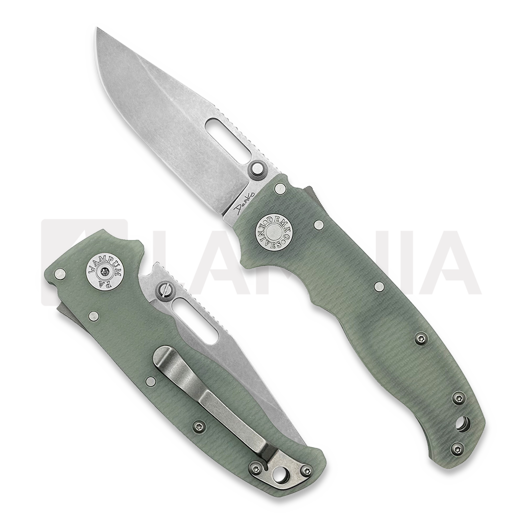 Demko Knives AD20.5 S35VN Clip Point kääntöveitsi, natural