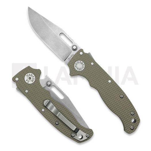 Couteau pliant Demko Knives AD20.5 S35VN Clip Point, tan