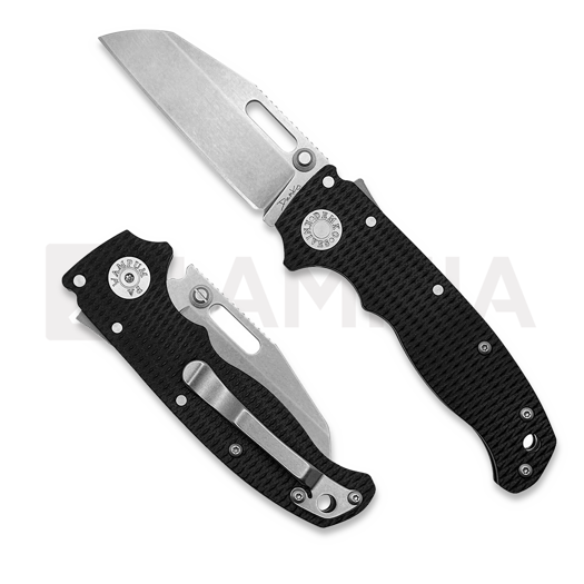 Demko Knives AD20.5 S35VN Shark Foot foldekniv, svart