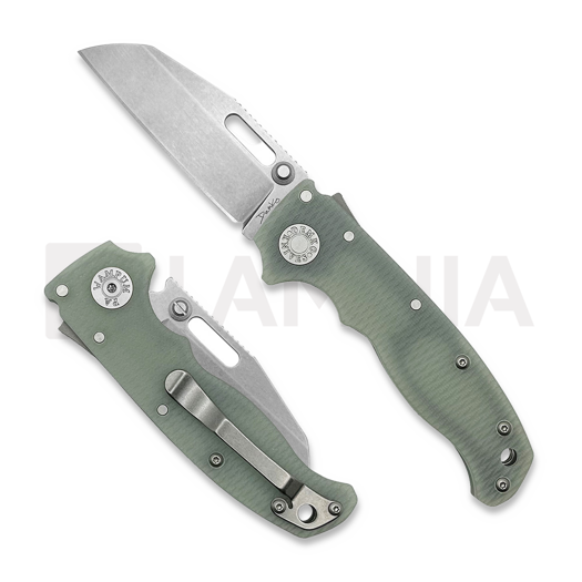 Demko Knives AD20.5 S35VN Shark Foot foldekniv, natural
