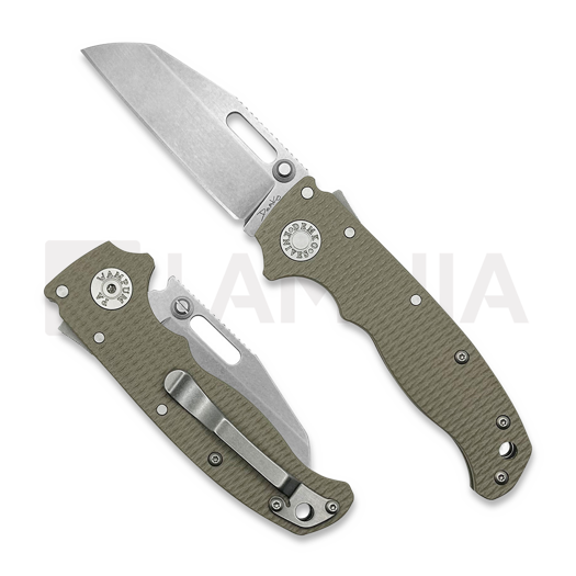 Saliekams nazis Demko Knives AD20.5 S35VN Shark Foot, tan