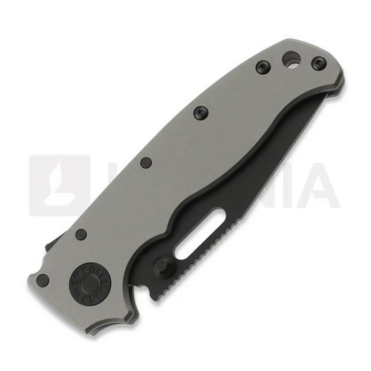 Coltello pieghevole Demko Knives AD20.5 Stealth 20CV Clip Point, Artillery Gray