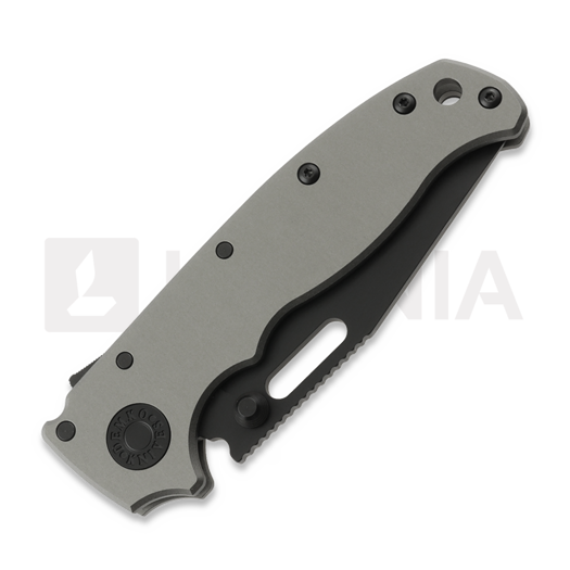 Coltello pieghevole Demko Knives AD20.5 Stealth 20CV Clip Point, Artillery Gray