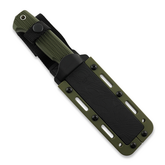 Demko Knives FreeReign Magnacut Clip Point knife, olive drab