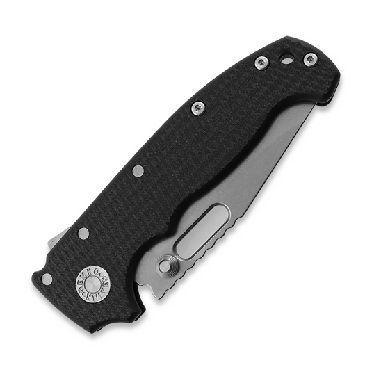 Demko Knives MG AD20S Clip Point 20CV G10 sulankstomas peilis, black