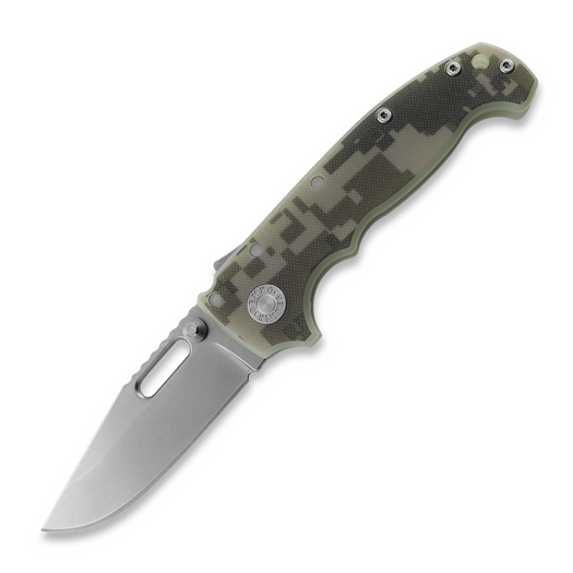 Demko Knives MG AD20S Clip Point 20CV G10 kääntöveitsi, camo #2